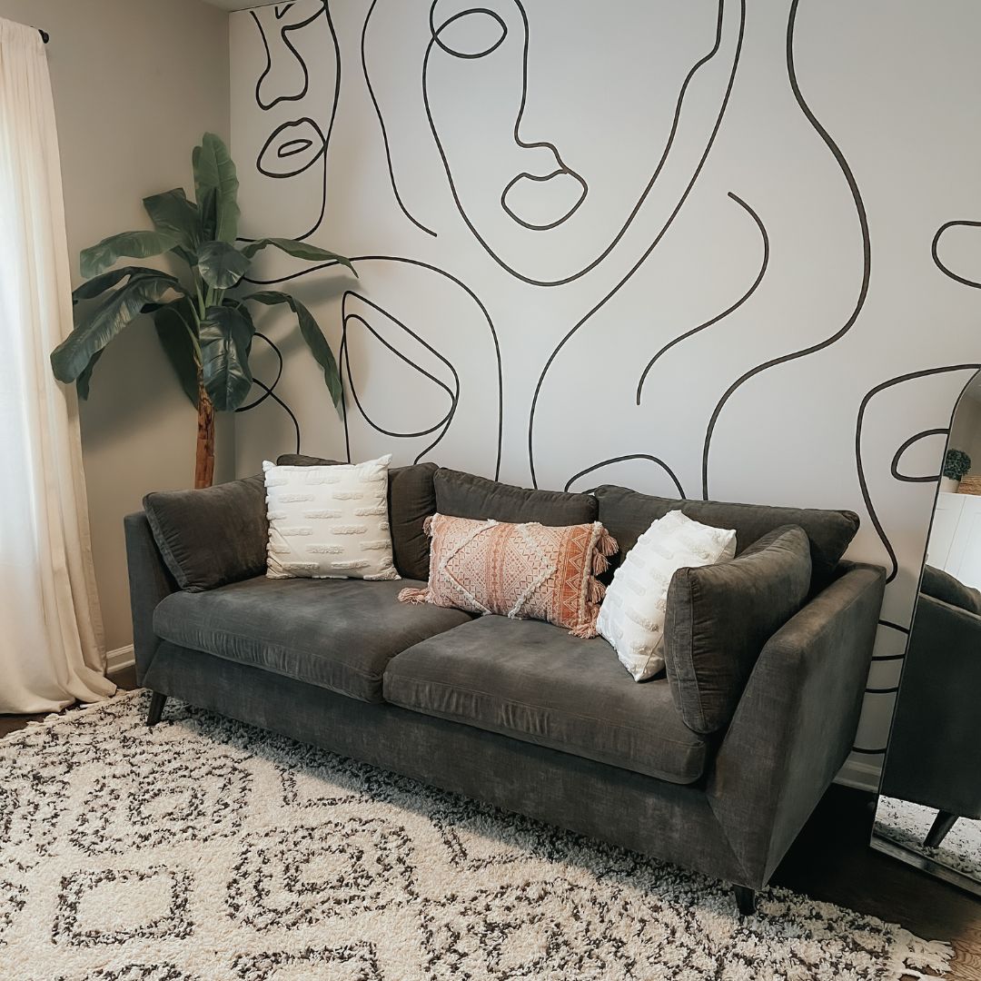 Professional Organizer Atlanta, GA professionally decluttered organized and decorated guest room atlanta, georgia
